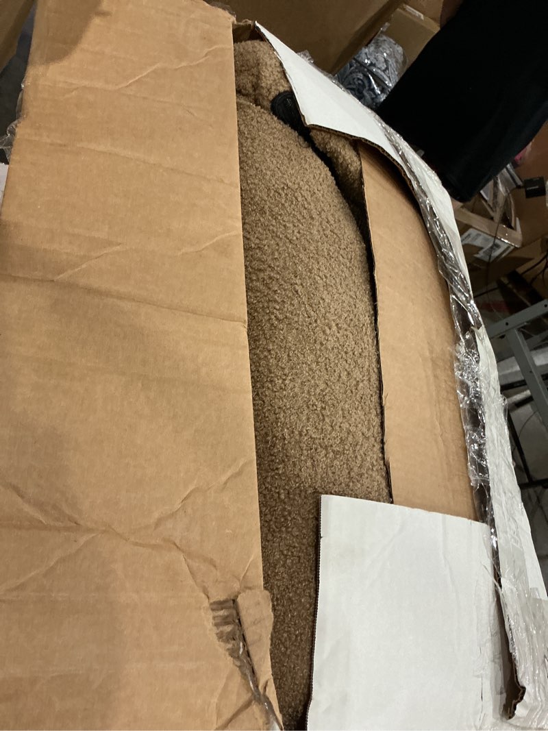 Condition photo showing Good Condition for furtime dog bed large sized dogs, washable comfy fluffy medium dog bed, removable zipper cover machine wash, soft orthopedic bed durable pet cuddler with anti-slip bottom, 36"x27"x8",brown brown l(36''x27''x8'')