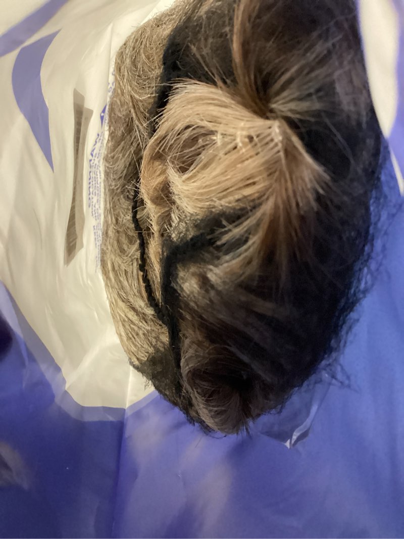 Condition photo showing New/Like New for sevencolors short pixie cut wigs for white women mixed blonde short wigs with brown roots synthetic natural hair wigs for women blonde with dark root