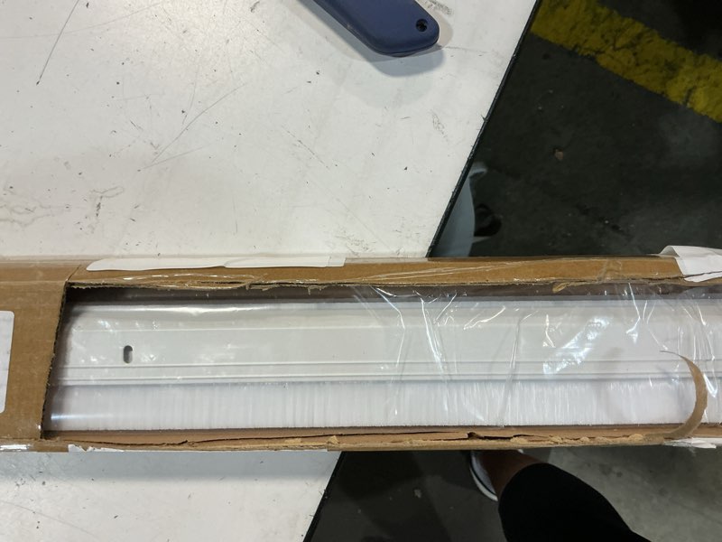 Condition photo showing New/Like New for hushee 4 pcs 2x36 inches brush door sweep for exterior, aluminum commercial door sweep bottom all-season alloy brush for exterior and interior sealing gaps keeps out cold air, dust (white) 36 inches white 4