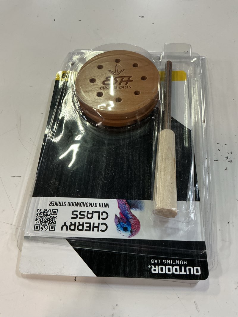 Condition photo showing Good Condition for esh turkey pot calls – realistic friction turkey calls for hunting – easy-use, high-volume pot calls for beginners & pros cherry glass