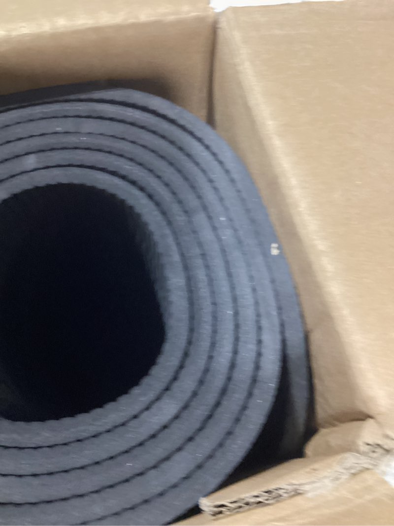 Condition photo showing Good Condition for extra large yoga mat 6'x4'(1/3" & 1/4" thick), non-slip, ultra durable, wide workout mat, wide exercise mats for home workouts, yoga, pilates, stretching (barefoot exercise) black 6'x 4'x 6mm