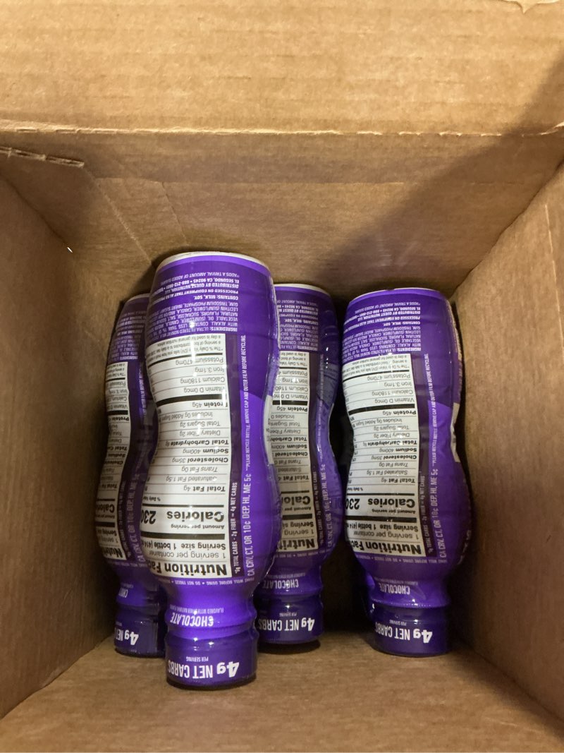 Condition photo showing Good Condition for ( best by 09/04/26 ) Quest Nutrition Chocolate Protein Shake, 45g Protein, 2g Sugar, 4g Net Carbs, Ready to Drink, Gluten Free, 12 Count Chocolate 14 Fl Oz (Pack of 7) 