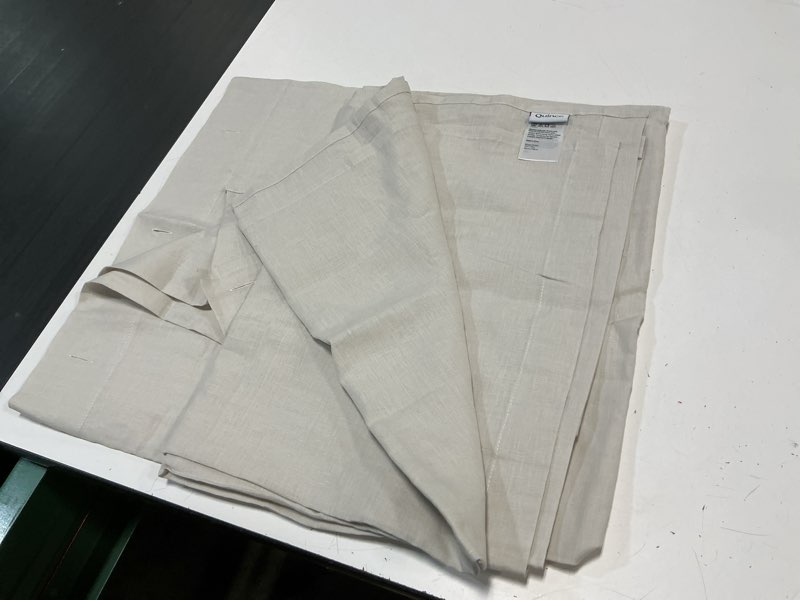 Condition photo showing Good Condition for  quince shower curtain 72 ?? × 72 in 183 cm x 183 cm color: ivory