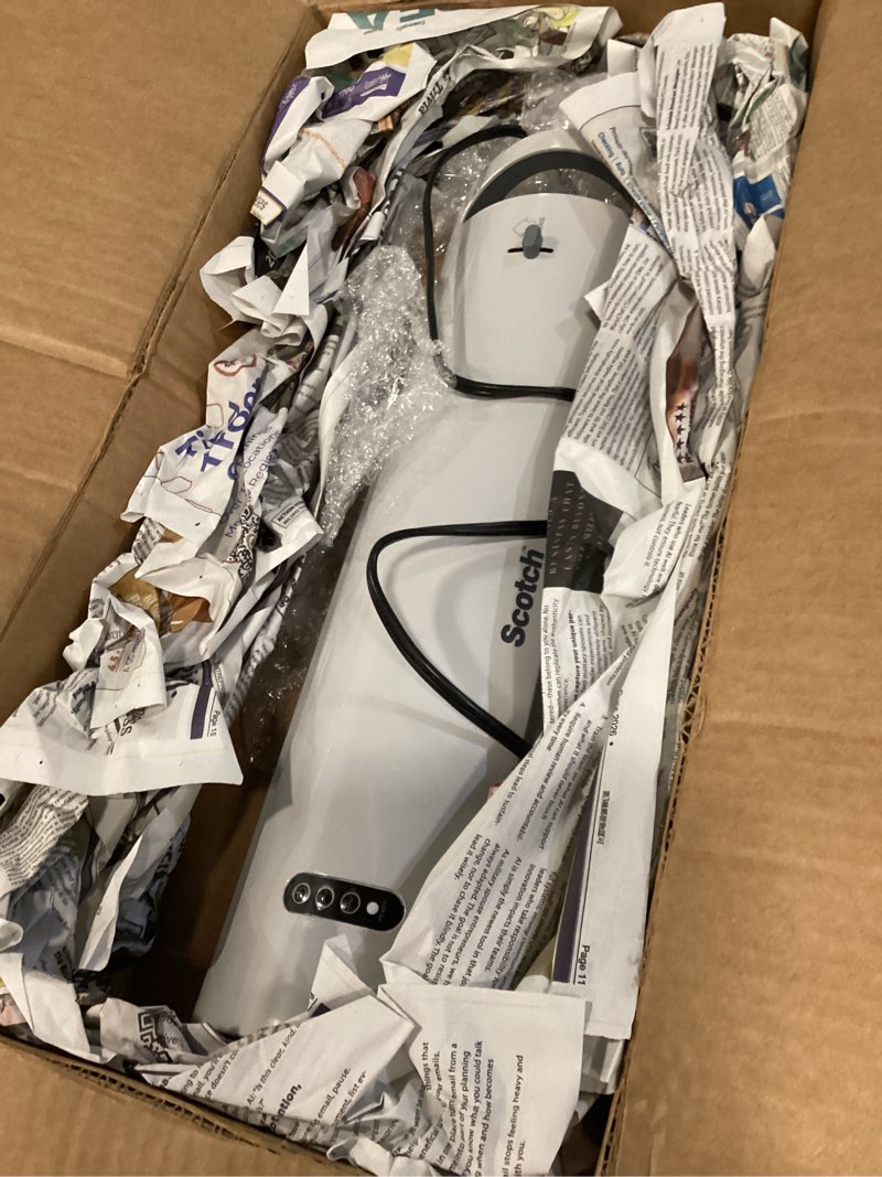 Condition photo showing Good Condition for scotch thermal laminator, extra wide 13 inch input, ideal for teachers, small offices, or home (tl1302z), white