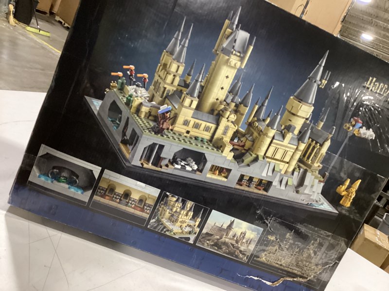 Condition photo showing As Is for LEGO Harry Potter Hogwarts Castle and Grounds 76419 Building Set, Gift Idea for Adults, Buildable Di