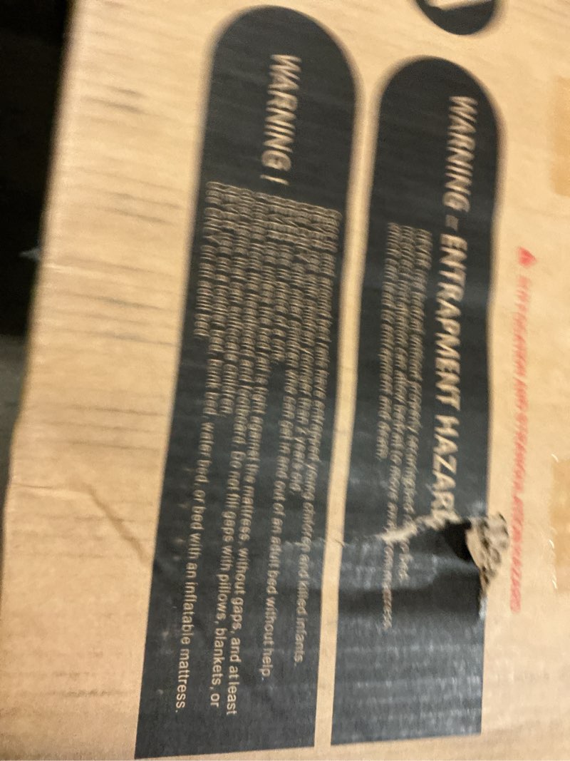 Condition photo showing New/Like New for nutikas baby bed rail guard for toddlers - 47" toddler bed side rails for twin, full, queen bunk size bed swing down bedrail extral tall child safety side railing guards for kids 47 inch grey