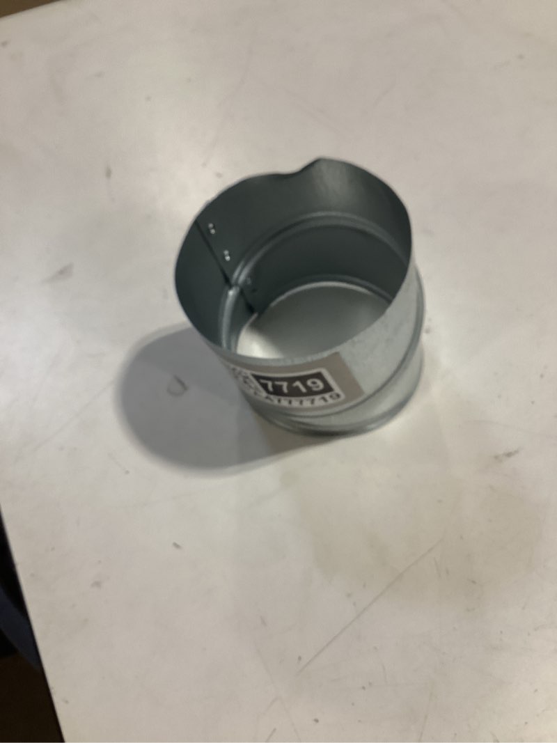 Condition photo showing As Is for imperial 4-in elbow 90-deg
