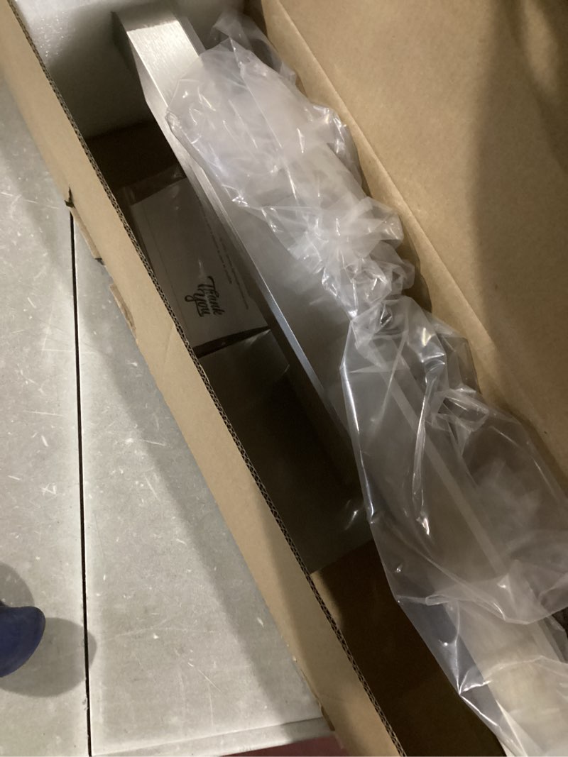 Condition photo showing Good Condition for Joossnwell Bathroom Vanity Light Brushed Nickel Bathroom Light Fixtures Over Mirror 23.62 inch 5CCT Dimmable Modern LED Vanity Lighting Bar ETL Certificated 23.62 Inch Long Brushed Nickel