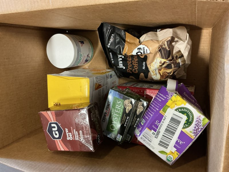 Assorted of different food products, snacks, drinks and other..(expiration date may vary)