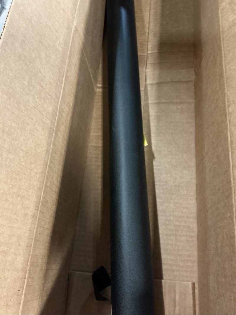 Condition photo showing As Is for yancorp 24"x120"matte black contact paper peel and stick wallpaper solid teal self-adhesive drawer stick and peel countertop (24"x120", black) black 24" x 120"