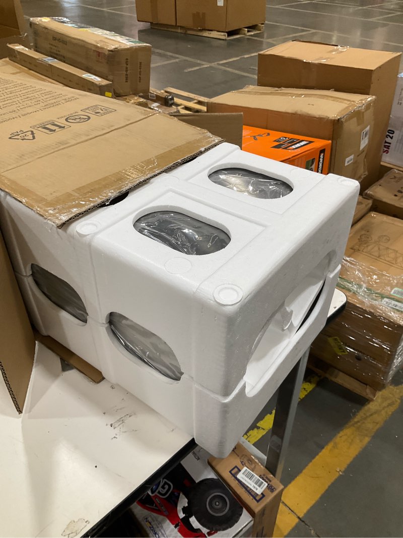 Condition photo showing Good Condition for itouchless 50 liter / 13 gallon sensor dog-proof kitchen trash can with lid lock and absorbx odor filter, touchless lid, stainless steel garbage recycling bin for kitchen, home, office, business 13 gallon petguard