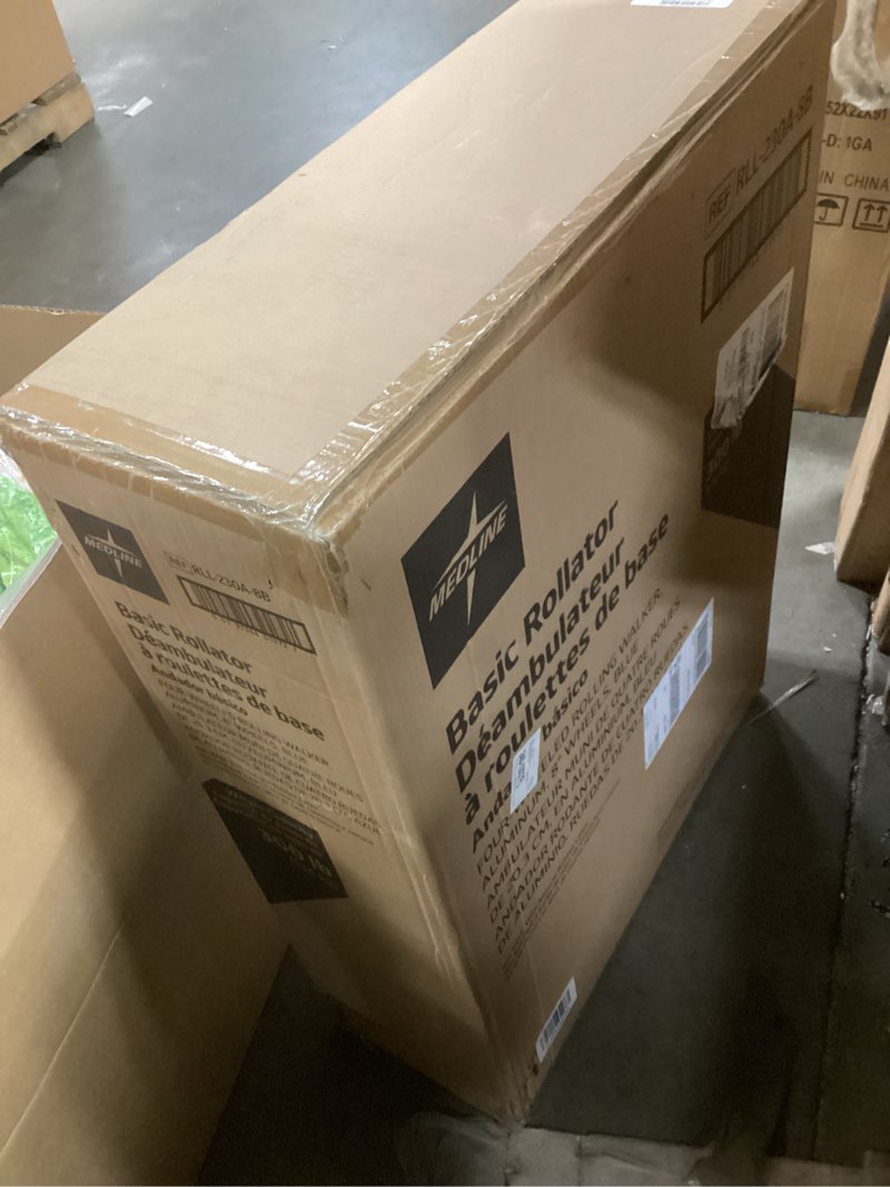 Condition photo showing New/Like New for Medline Basic Rollator, Blue, 8"