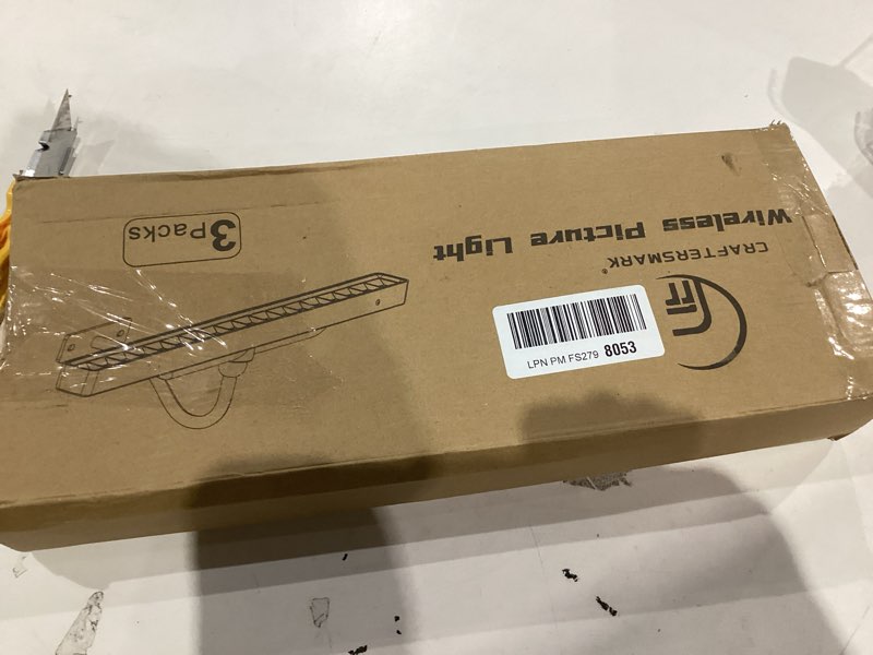 Condition photo showing Good Condition for 3Pack Picture Light Battery Operated, 16in Picture Light for Wall, 5000mAh Cordless Wall Lights with