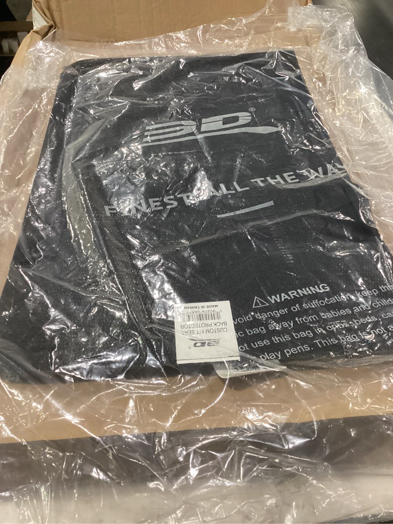 Condition photo showing New/Like New for 3D MAXpider Custom Fit Kagu Seatback Protector (Black) Compatible with Tesla Model Y (Includes Juniper/Launch Series) 2020-2026 - 2nd Row Seatback Protector BLACK Seatback