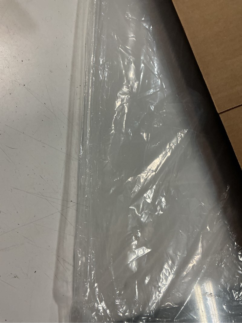 Condition photo showing Good Condition for calpalmy (2 pack) 1/8" thick clear acrylic sheets - 18" x 24" pre-cut plexiglass sheets for craft projects, signs, display cases, sneeze guard and more - cut with engraver, power saw or hand tools 18"x24", 1/8" thick clear 2