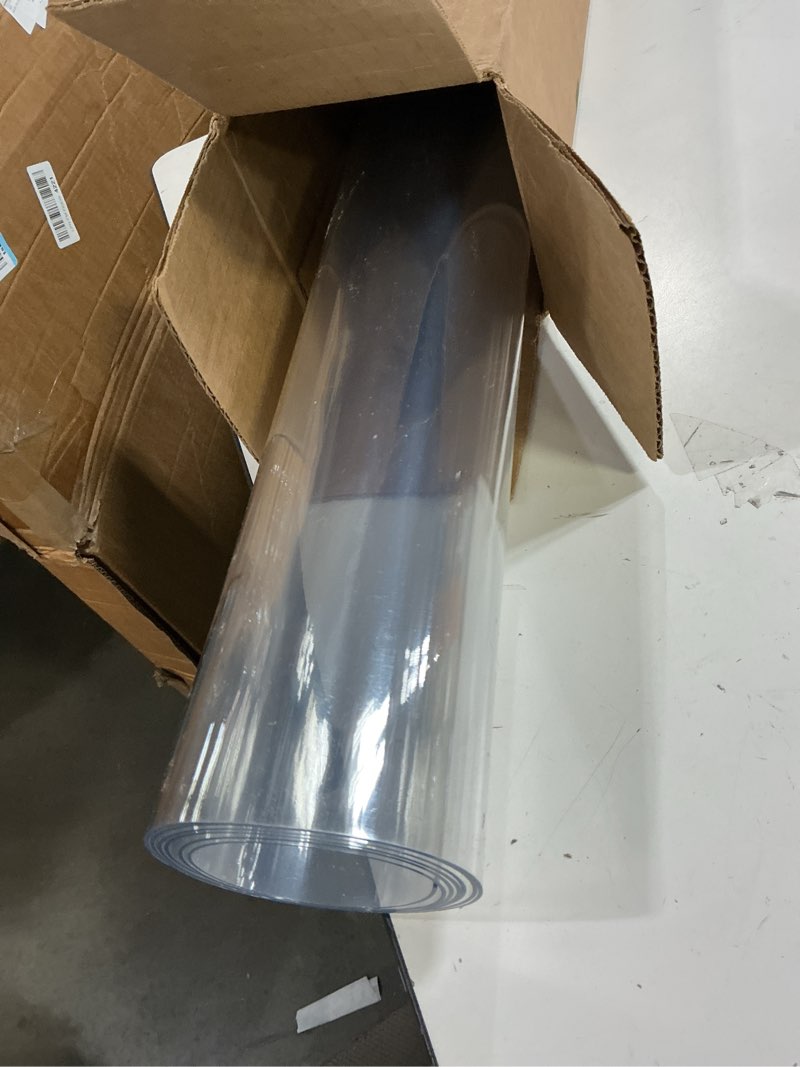 Condition photo showing Good Condition for Warmstar Clear Table Cover Protector 36 x 60 Inch,1.5mm Thick Plastic Table Cover Rectangle,PVC Clear Table Protector,Desk Protector Mat for Kitchen, Dresser, Writing Desk?Dining Room Table Clear 1.5mm 36" x 60" (Rectangular)