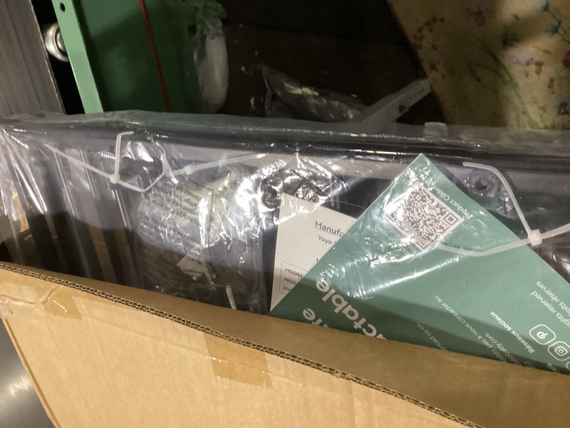 Condition photo showing Good Condition for babelio no bottom bar baby gate, 28" h x 26-43" w, black | easy install| one-handed opening| auto-close| drill needed indoor safety dog/pet gate for stairs, hallways & doorways black 28" h, 26-43" w-standard