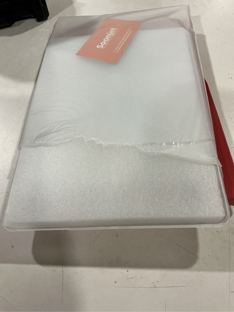 Condition photo showing Good Condition for soonjet for macbook air 13 inch case, m5 m4 m3 m2, 2022-2026 a3449 a3240 a3113 a2681, color matched, snap-on design, fingerprint & scratch resistant, hard shell protective matte cover for mac air 13.6 matte clear