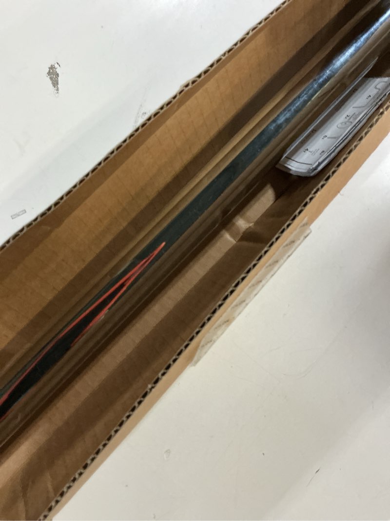 Condition photo showing As Is for ivilon window curtain rod decorative end cap design, 1 inch rod, 48 to 86 inch. warm gold 48\" to 86\" warm silver