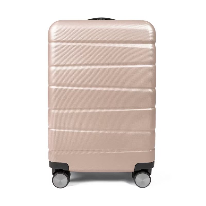 skyline 8 wheel hardside spinner 20" carry on suitcase - oxford tan