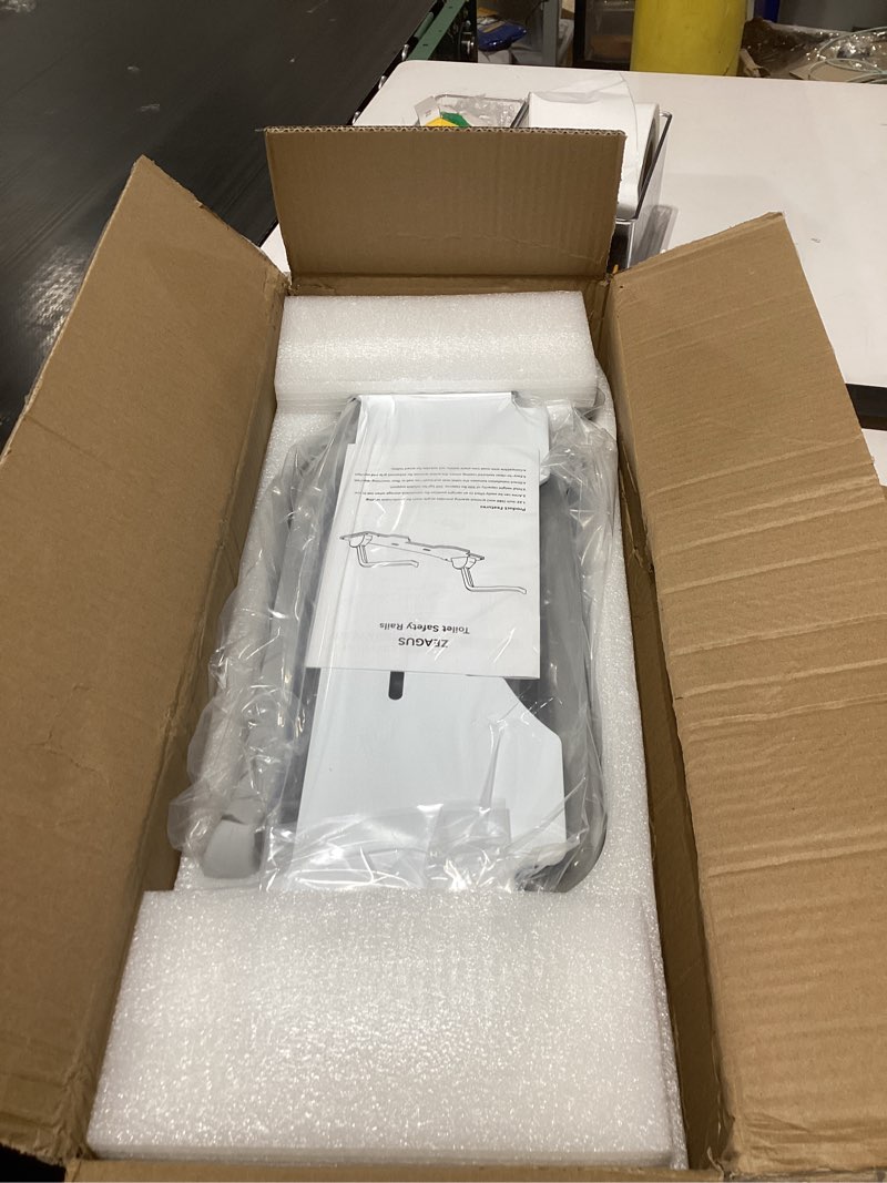 Condition photo showing New/Like New for Toilet Safety Rails for Seniors,500lb Heavy-Duty Toilet Safety Frame,60° Adjustable & Space-Saving Toilet Assist Arms,Toilet Handles for Elderly,Disabled, and Mobility Impaired