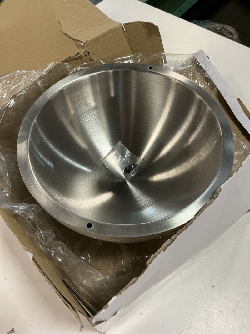 Condition photo showing Good Condition for honeydak 1 pack 70 oz dip chiller bowl stainless steel double walled insulated ice serving bowl for parties salsa, guacamole, condiments, sauces, salad & food hot or cold(white) 70 oz white 1