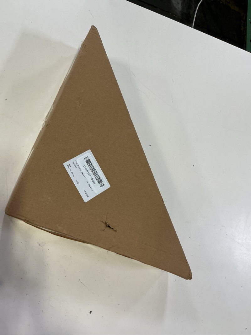 Condition photo showing As Is for kallory flag display case wooden triangle flag box 17.3 inch protective container for burial and folded american flags home wall decor