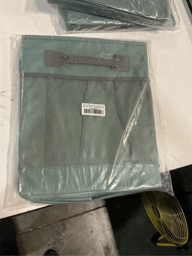 Condition photo showing New/Like New for mhomer reusable upright grocery bags extra waterproof large tote bag with carrying handles reinforced bottom and side durable oxford fabric foldable shopping bags light green