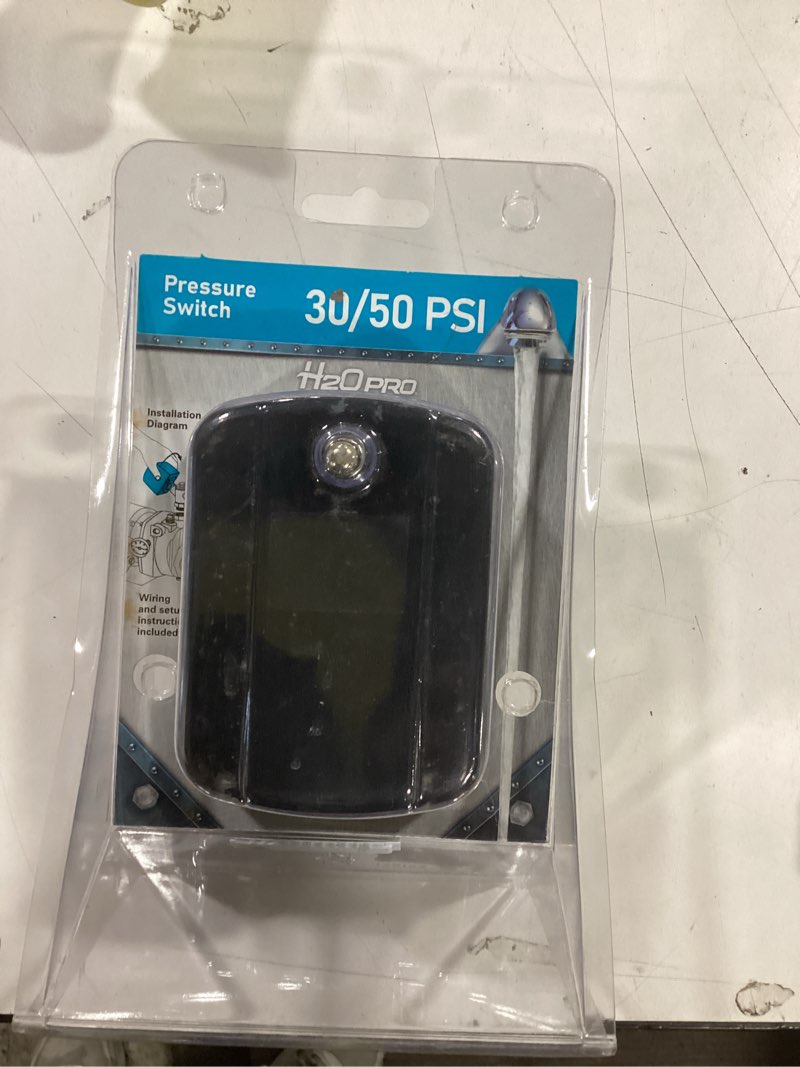 Condition photo showing As Is for H2OPRO 30/50 -PSI Polyethylene Pressure switch Item #5741828 | Model #148182