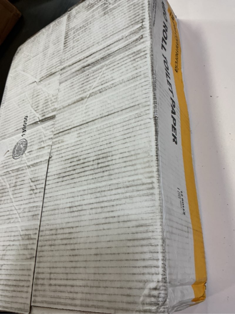 Condition photo showing New/Like New for amazoncommercial 2-ply white 9' jumbo roll toilet paper/bath tissue (416972)|bulk for business |septic safe |compatible with universal dispensers|fsc certified |1000 feet per roll (12 rolls)()