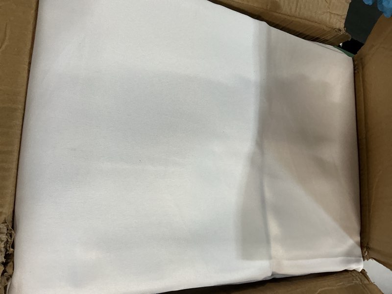 Condition photo showing Good Condition for sancua white table cloths rectangle, 8 pack 90x132 inch tablecoths rectangular for 6 foot tables - washable polyester fabric table cover for wedding, birthday party, banquet reception white 8pcs 90x132 inch rectangle