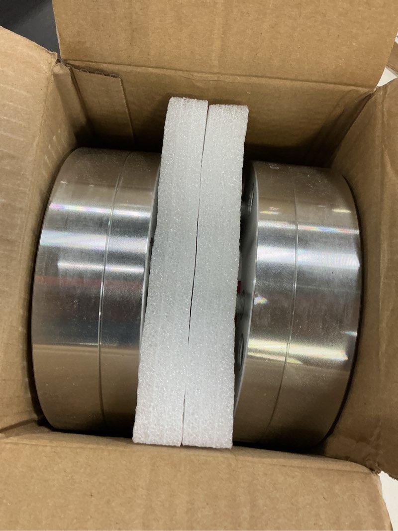 Condition photo showing Good Condition for ezaccessory 2 hub centric wheel adapters spacers 5x130 to 5x130 compatible with porsche - 14x1.5 studs - 1" thick thickness - 1" 2 pcs