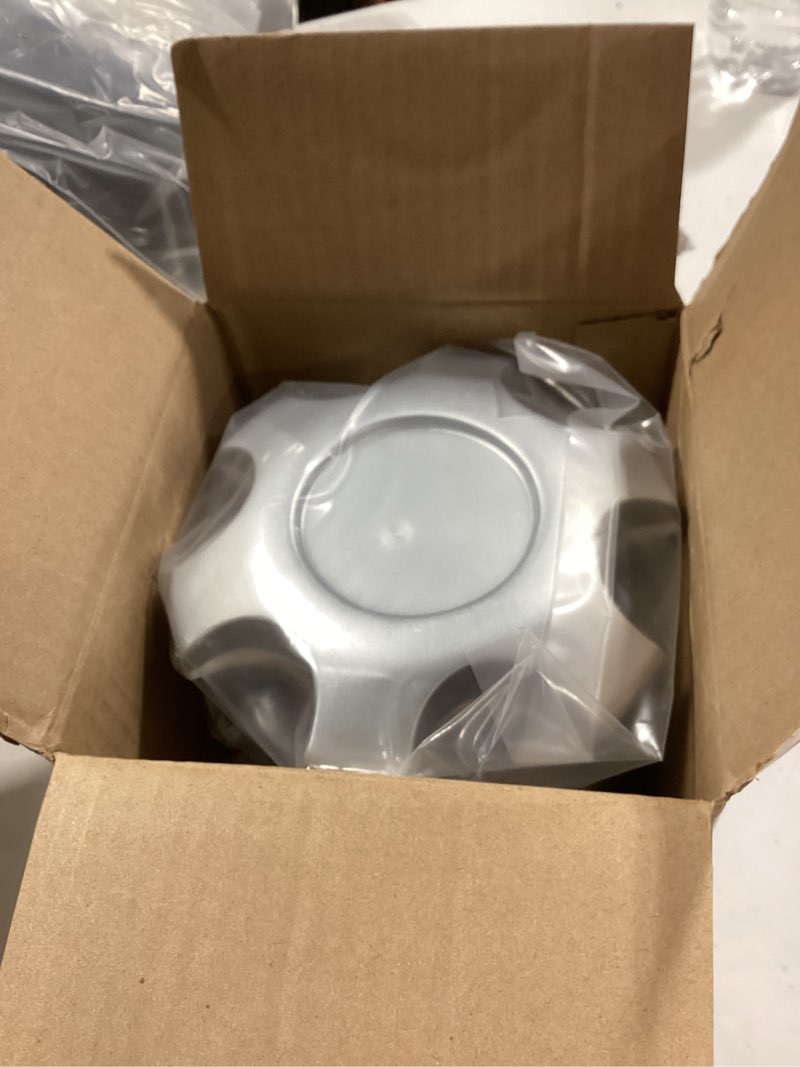 Condition photo showing Good Condition for 4pcs wheel center caps p/n: 42603-ad060 42603 ad060 center hubcaps silver center cover