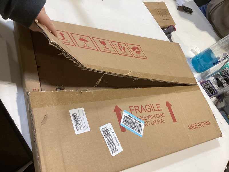 Condition photo showing New/Like New for lavie home 14 x 24 picture frame, 24x14 poster frame with high definition plexiglass, horizontal or vertical wall gallery poster frames suitable for photos, artworks, posters,puzzle, black 1pc 14x24 black