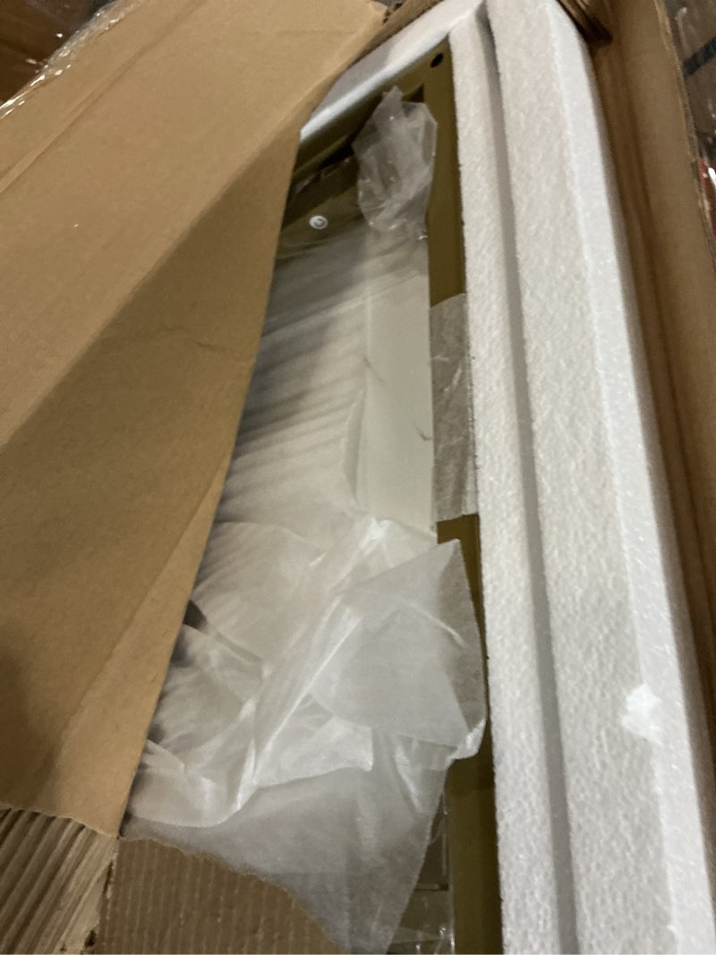 Condition photo showing New/Like New for bestoffice computer desk,home office desk, modern simple style for home office study writing (gold, 39 inch) gold 39 inch