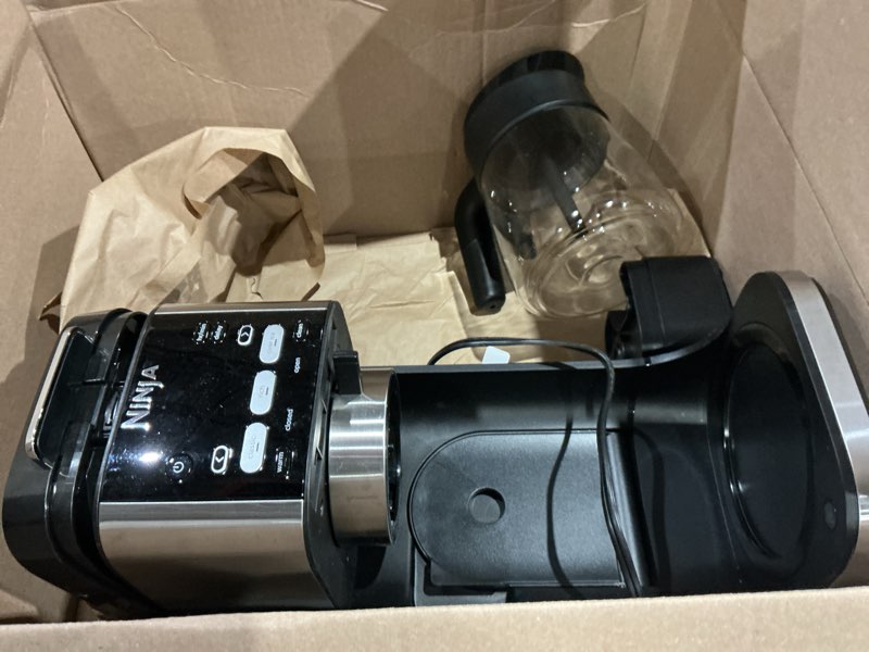 Condition photo showing Good Condition for ninja | drip coffee maker | dualbrew pro hot & iced coffee machine | use with k-cup coffee pods | 3 brew styles (classic, rich, & iced) | 60oz removable reservoir & dishwasher safe | black | cfp101 paper filter
