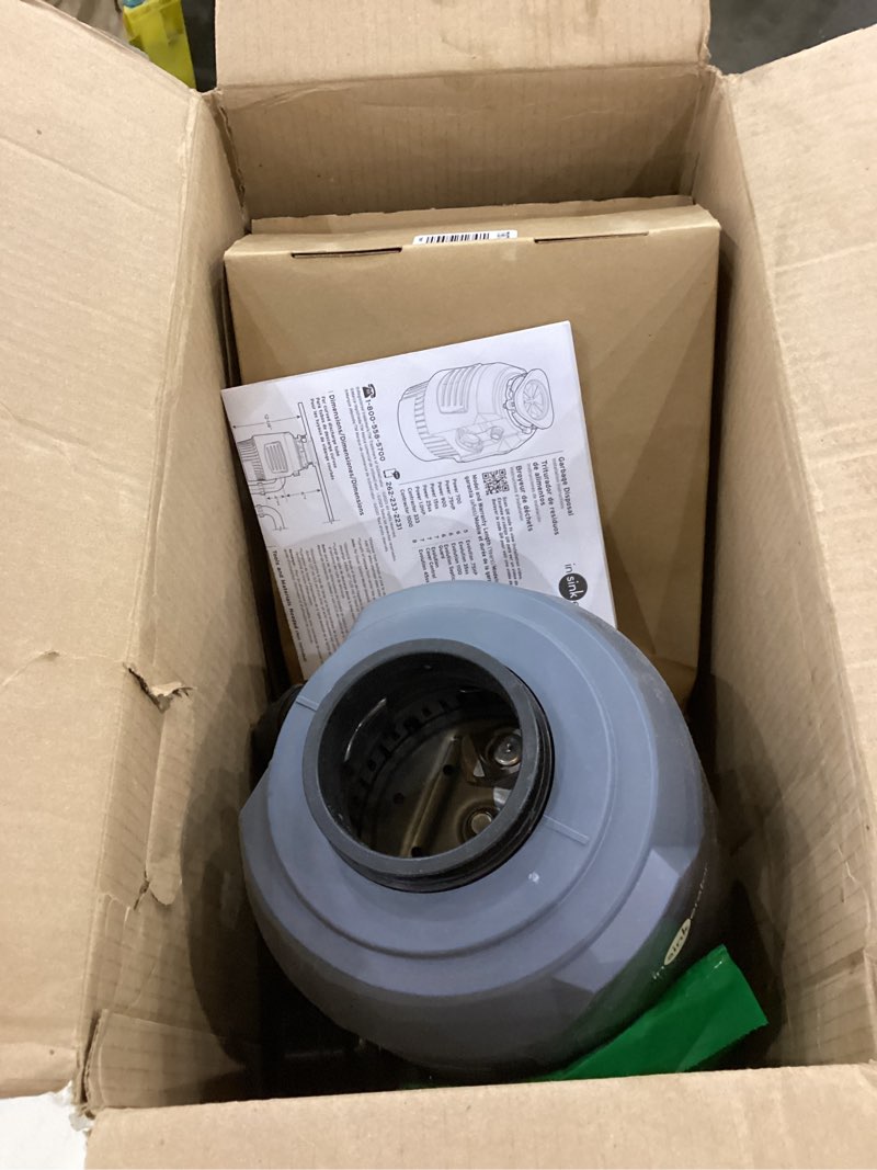 InSinkErator Evolution Cover Control 3/4 HP Garbage Disposal, Advanced Series EZ Connect Batch Feed Food Waste Disposer