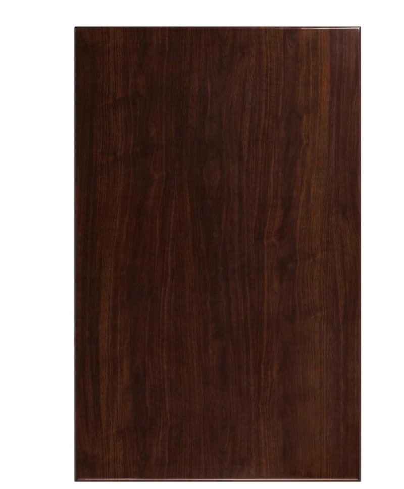 flash furniture glenbrook 30" x 48" rectangular high-gloss walnut resin table top with 2" thick edge