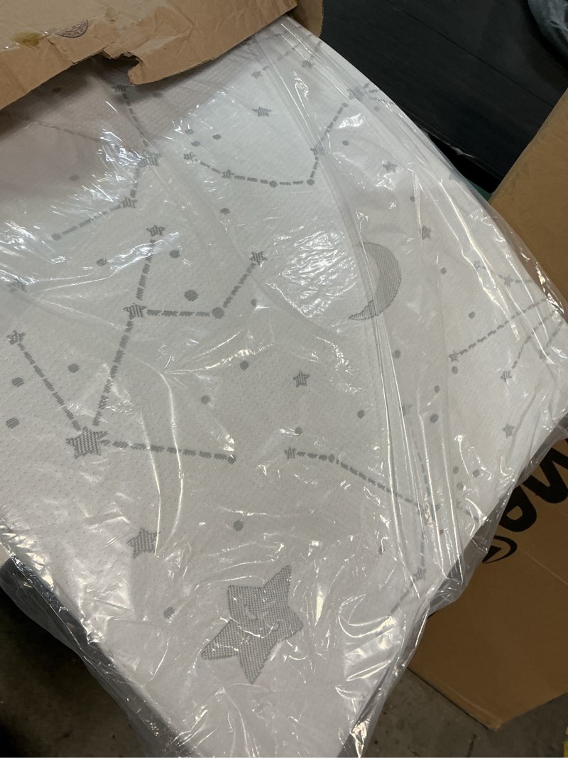 Condition photo showing Good Condition for pack and play mattress topper baby pack n play mattresses for playpen and playard with washable cover 38\"x26\"x1\", 1 pack firm foam normal 38\"x26\"x1\"