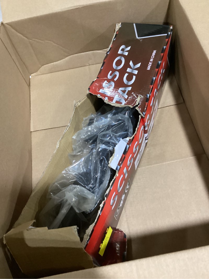 Condition photo showing Good Condition for scissor jack for car-3.0ton(6614lbs) ?car jack kit-tire jack?portable,?deal for suv and auto-with crank handle?heavy duty material,black (3.0t)