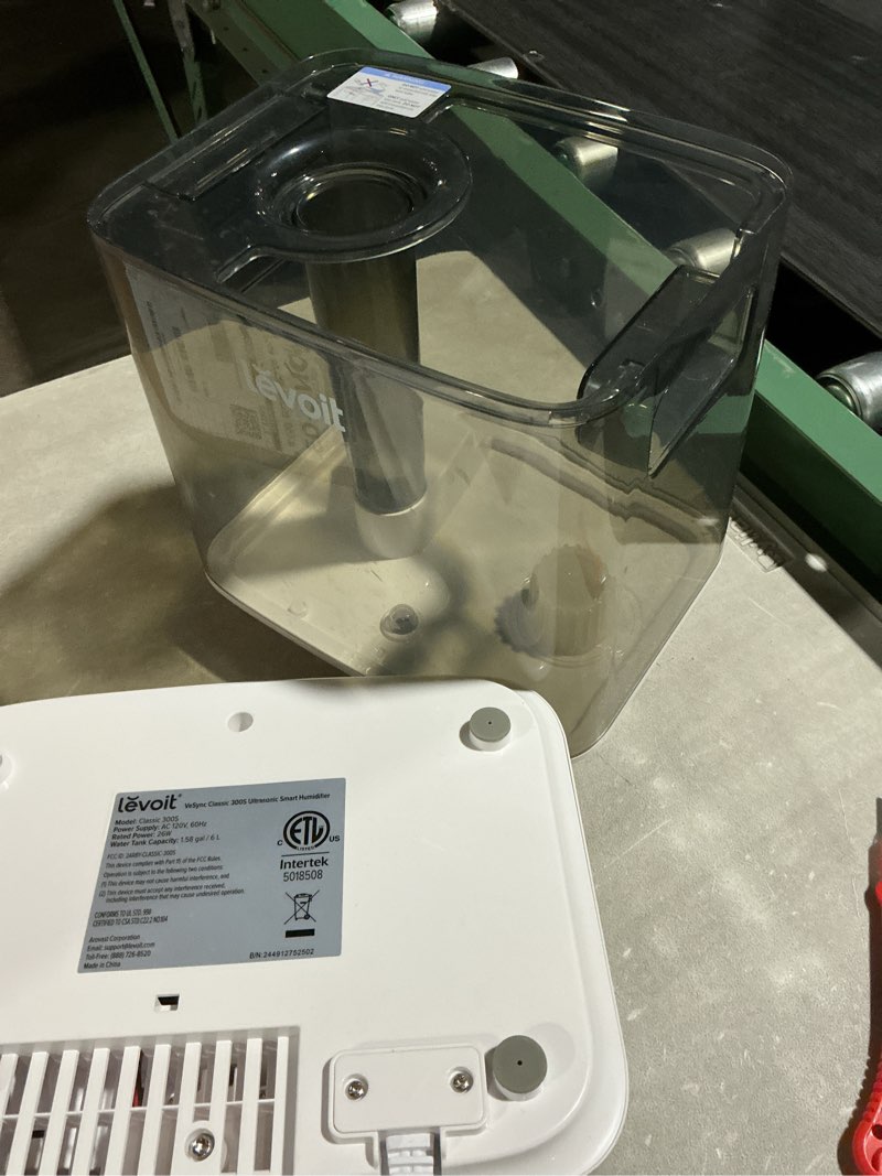 Condition photo showing As Is for Levoit Classic 300S Ultrasonic Smart Humidifier