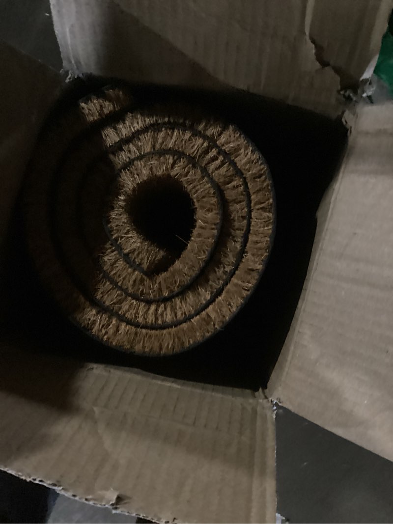 Condition photo showing New/Like New for theodore magnus door mat - welcome mat for front door with non-slip backing - durable coir doormat - perfect for outside entrance and entryway matt - outdoor/indoor - classic welcome - 24" x 48" classic welcome 2' x 4' (rectangular)