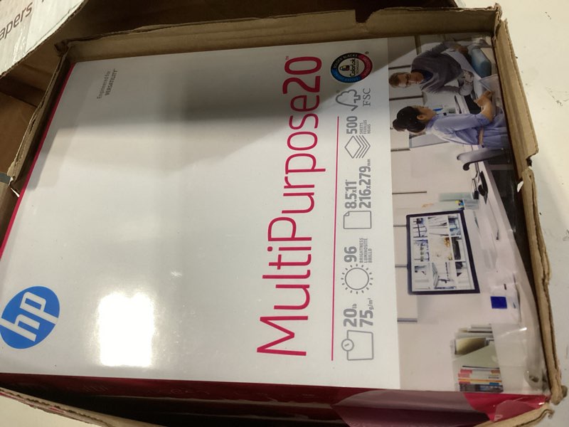 Condition photo showing Good Condition for hp papers | 8.5 x 11 paper | multipurpose 20 lb | 5 ream case - 2500 sheets | 96 bright | made in usa - fsc certified | 115100pc 5 ream | 2500 sheets letter (8.5 x 11)