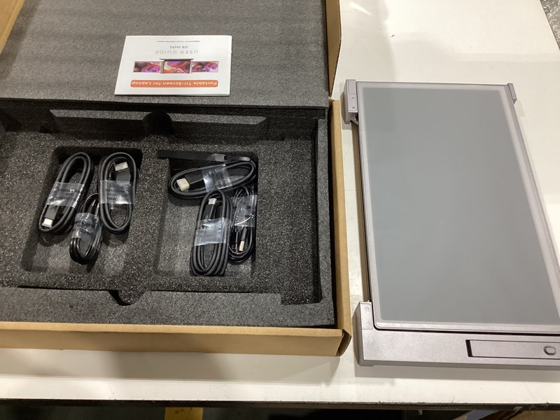 Condition photo showing Good Condition for 15.6'' 1080p fhd laptop screen extender, portable monitor for 15"-17" laptop with usb-c/hdmi port, plug-play monitor extender for triple display for mac/windows remote work & multitasking