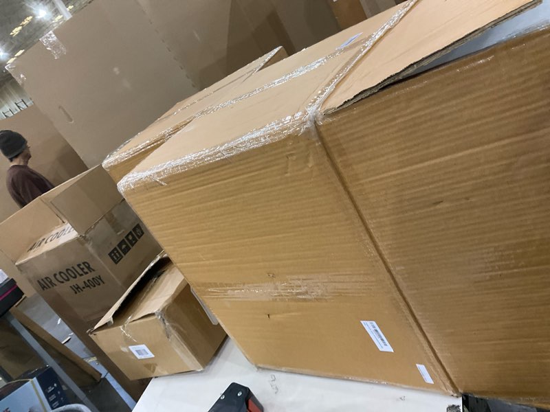 Condition photo showing Good Condition for Smokeless Firepit - 18 Inch - Stainless Steel Fire Pit - Wood Fire Pits for Outside with Stand, Removable Ash Rake, Fire Poker & Fire Pit Cover - Smokeless Firepit for Outside, Bonfire, BBQ, Backyard Stainless Steel Silver