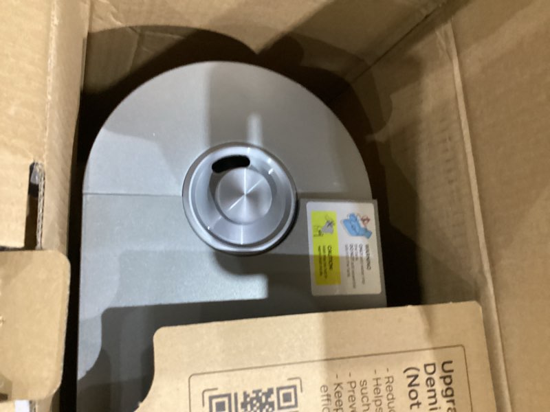 Condition photo showing As Is for DREO 6L Humidifiers for Bedroom, Smart Warm & Cool Mist for Large Room, 60Hr Quiet Runtime for Baby, Plant, Humidity Sensor, Indicator Light, 12H Timer, Google/Alexa, HM713S Silver