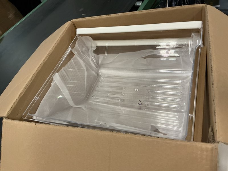 Condition photo showing Good Condition for [2 Pack] 2188656 (Upper) & 2188664 (Lower) Upgraded Crisper Bin Refrigerator Drawers,Compatible With Whirlpool Refrigerator,Kenmore Refrigerator Drawer,WP2188656 Fridge Drawer Humidity Control