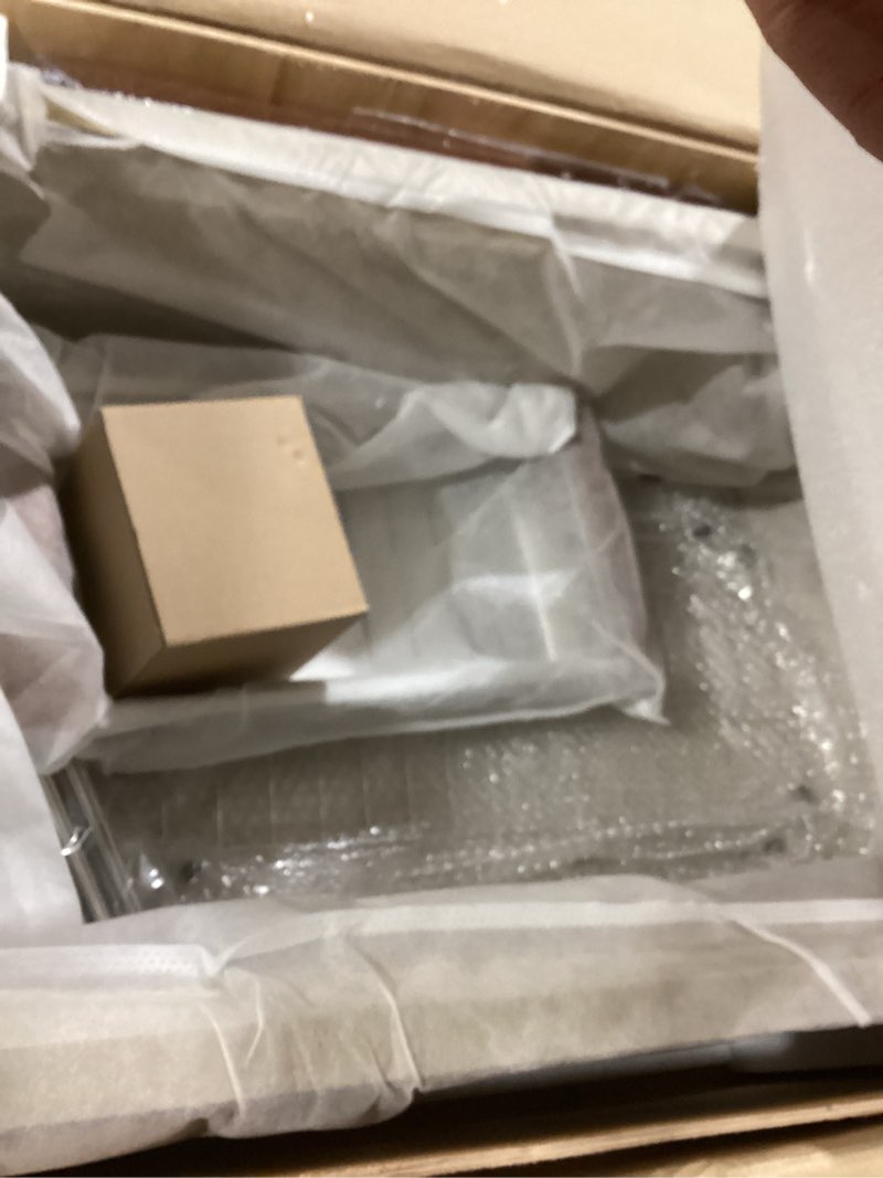 Condition photo showing Good Condition for 28 Inch Undermount Kitchen Sink Gold - 16 Gauge Gold Satainless Steel Kitchen Sink Undermount 28x18,10 Inch Deep Single Bowl Workstation Sinks with Accessories 28"(L) x 18"(W) x 10"(D) Gold