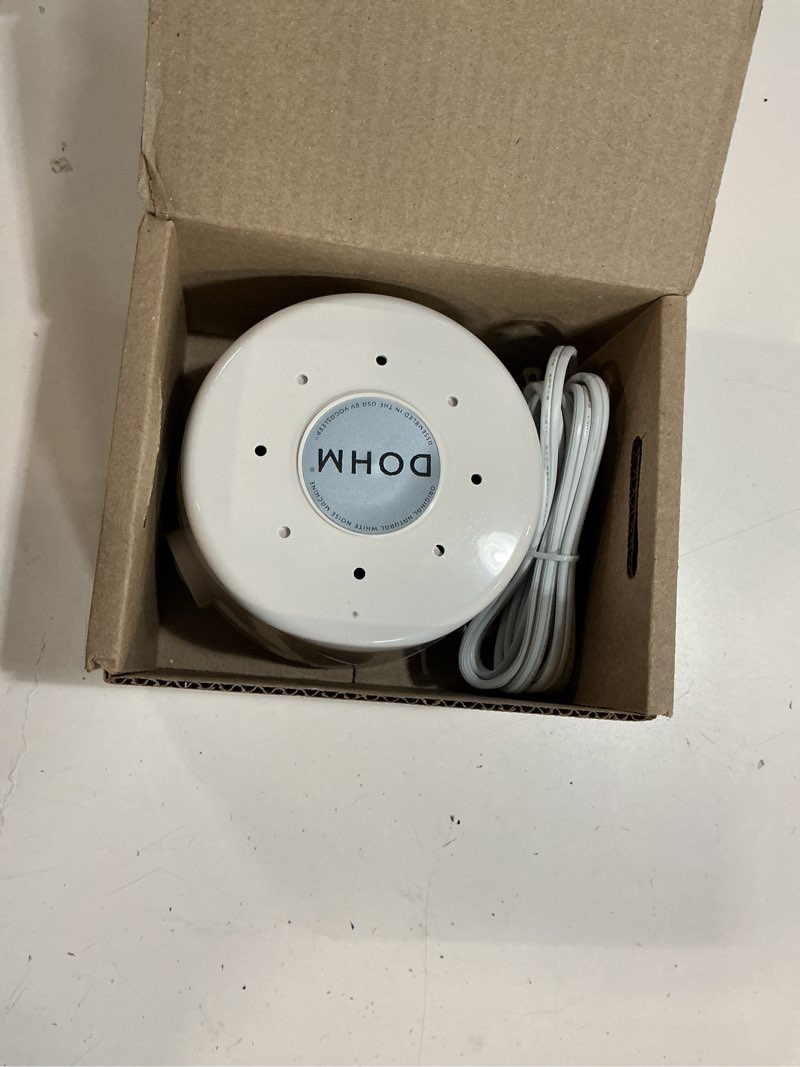 Condition photo showing Good Condition for yogasleep dohm classic (white) the original white noise sound machine, soothing natural sounds from a real fan, sleep therapy for adults & baby, noise cancelling for office privacy & meditation white pack of 1