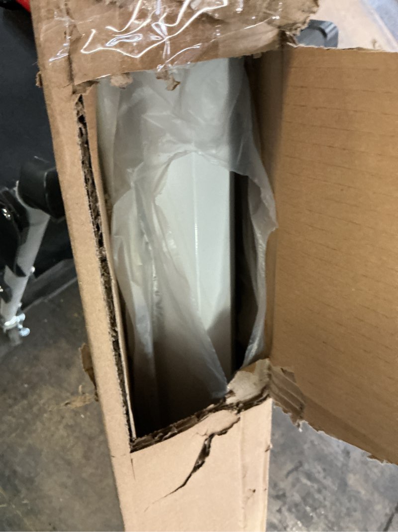 Condition photo showing As Is for Julius Studio (Pull-Up Style) 5 x 6.2 ft. / 60 x 75 inch White Screen, Collapsible Pure White Background, Pull Up Roll Down Auto Locking, No Wrinkle, Portable Handle Grip, Easy Install & Fold, JSAG665